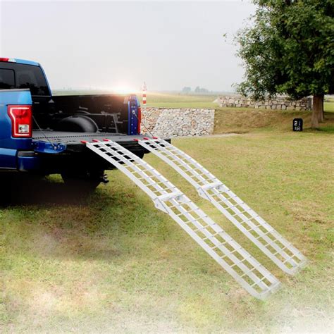 Heavy Duty Pickup Truck Four Wheeler Aluminium Folding ATV Ramp– Zincera