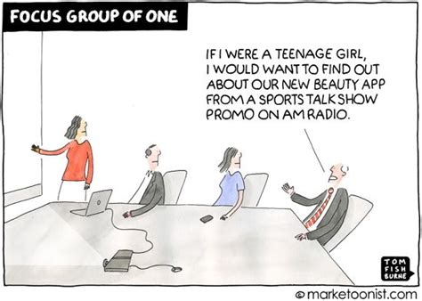 focus group of one | Marketing humor, Focus group, Data driven marketing