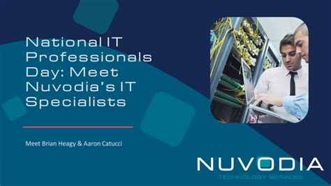 National IT Professionals Day: Meet Nuvodia’s IT Specialists - Nuvodia