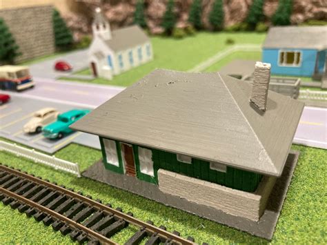 N Scale Train Station Kit - Etsy