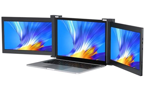 UStation Z 14 – Tri Screen Laptop Monitor Extender Triple Display Portable Workstation – Oz Robotics