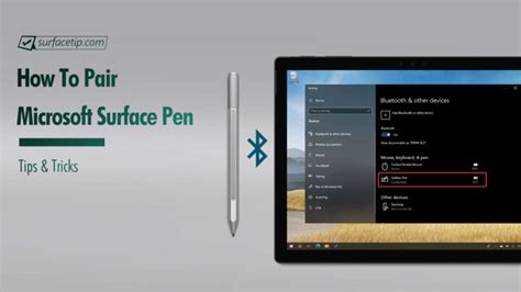 How to Connect or Pair Microsoft Surface Pen - SurfaceTip