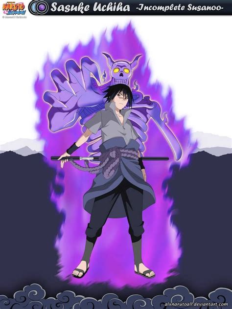 Sasuke Uchiha -Sasuke's incomplete Susanoo- by alxnarutoall on DeviantArt | Naruto, Sasuke ...