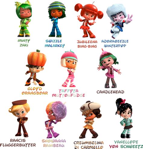 Wreck-It Ralph :Sugar Rush Speedway characters: by Xelku9 on DeviantArt