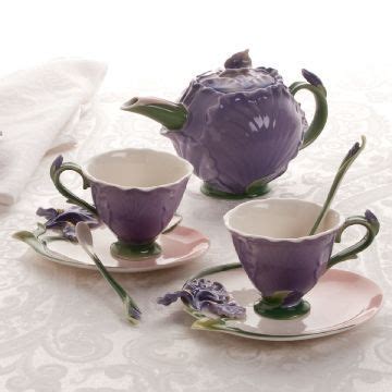 "Sorelle Purple Iris Tea for Two Set" | Tea, Tea set, Tea pots