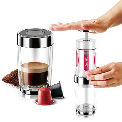 Original Barsetto Portable Hand Press Coffee Maker Mini Handheld ...