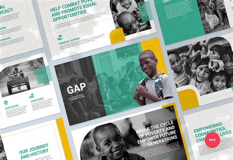 Poverty and Inequality PowerPoint Presentation Template - Graphue