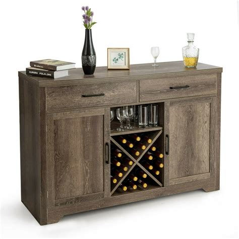 Costway Buffet Cabinet Sideboard Console Storage Cabinet side Cabinet ...