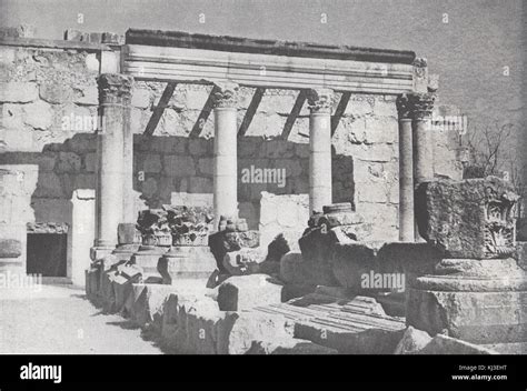 Israel 47192 Ancient Capernaum Stock Photo - Alamy