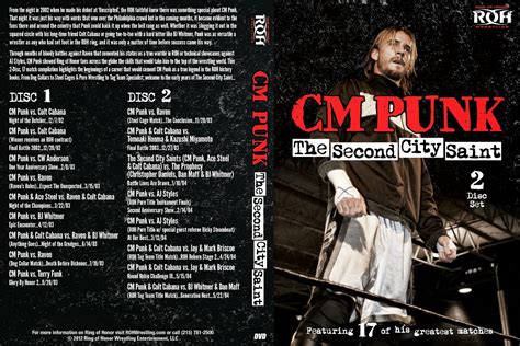 Pro Wrestling Truth DVD Reviews: ROH: CM Punk - Second City Saint DVD ...