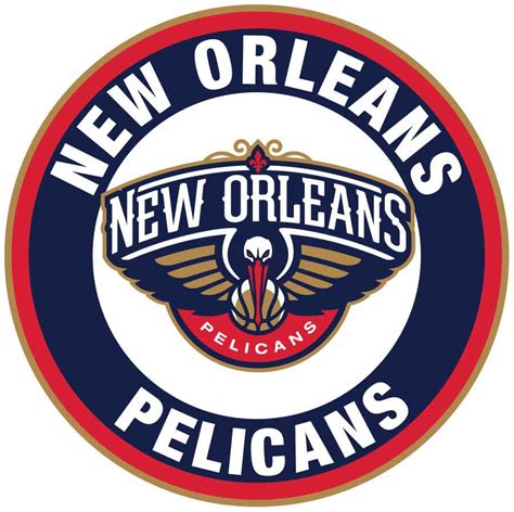 New Orleans Pelicans Circle Logo Vinyl Decal / Sticker 5 sizes ...