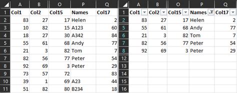 excel - How can I autofilter on multiple unknown values - Stack Overflow