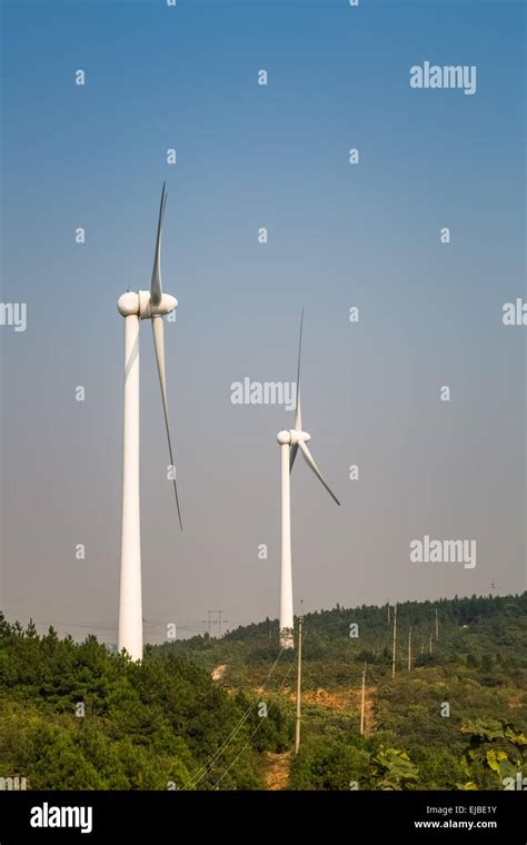 wind power generation Stock Photo - Alamy