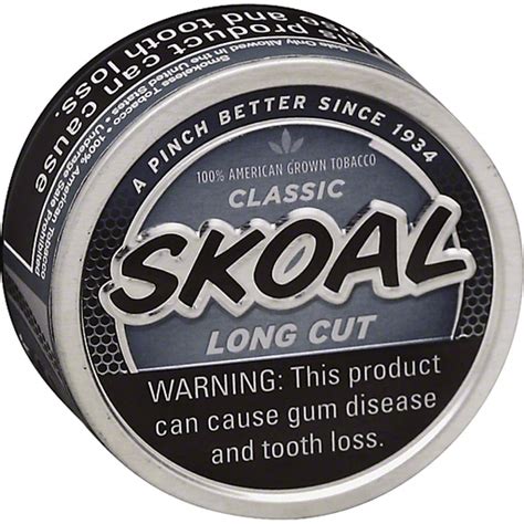 Skoal Smokeless Tobacco, Classic, Long Cut | Chewing Tobacco | Foodtown