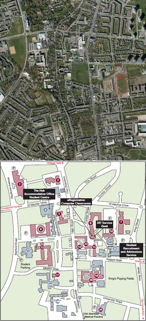 Operation Highlander: Maps: University of Aberdeen Campus