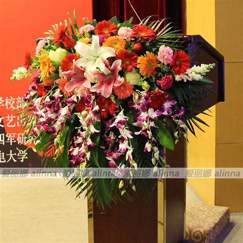 [USD 55.20] Conference table flower drooping podium flower speech ...