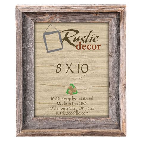 8x10 2 Wide Rustic Barn Wood Signature Photo Frame - Etsy