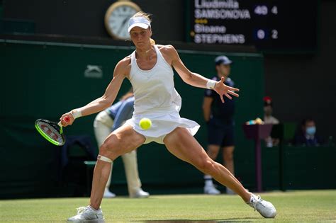 Stephens Samsonova Wimbledon 2021 - The Championships, Wimbledon ...