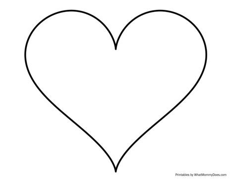 Outline Of A Heart | Free download on ClipArtMag