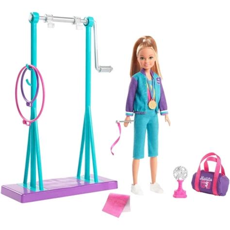 Barbie Team Stacie Doll Gymnastics Playset With Accessories : Target