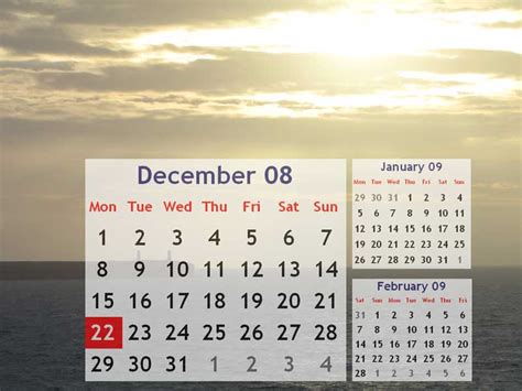 Bolet Wallpapers: Year Calendar ScreenSaver