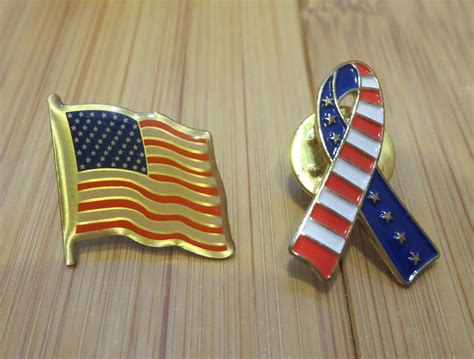 American Flag and Ribbon Lapel Pins Review