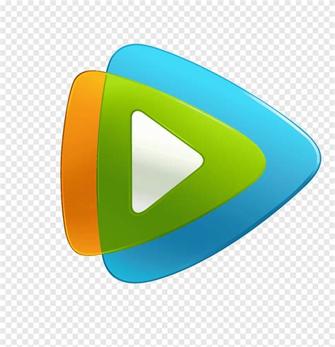 Free download | Logo Tencent Video, television, angle png | PNGEgg