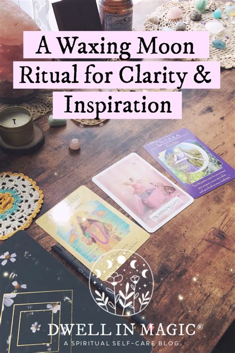 Waxing Moon Ritual for Clarity & Inspiration - Dwell in Magic®