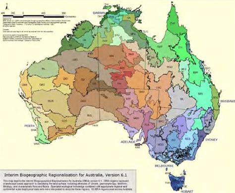 Bioregion map of Australia | Download Scientific Diagram