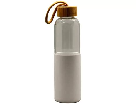 Custom Glass Water Bottle with Sleeve Printing - Merchlist