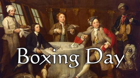 Origins of Boxing Day - YouTube