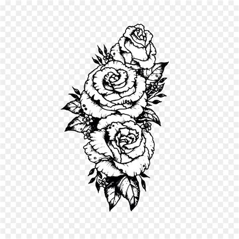 Free Rose Tattoo Transparent, Download Free Rose Tattoo Transparent png ...