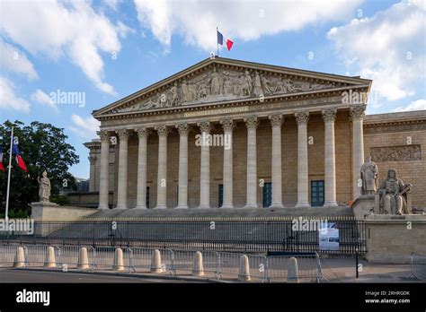 Facade of the French National Assembly - Paris, France Stock Photo - Alamy