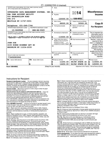 1099 Fillable Form 2023 - Printable Forms Free Online