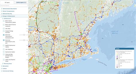 Electric Lines & Substations | Northeast Ocean Data Portal