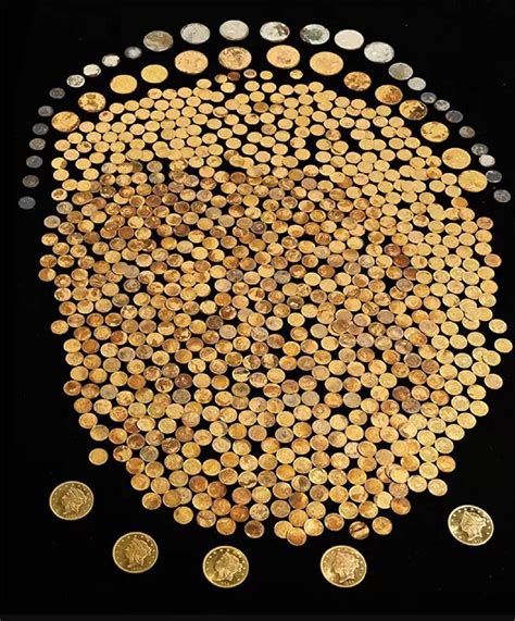 Gold coins worth a fortune discovered in a breathtaking cache within a Kentucky cornfield