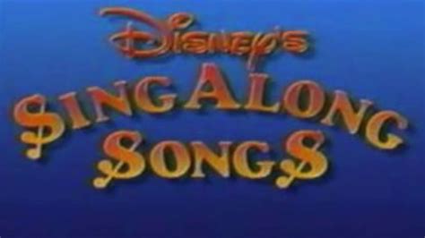 Disney Sing Along Songs Theme