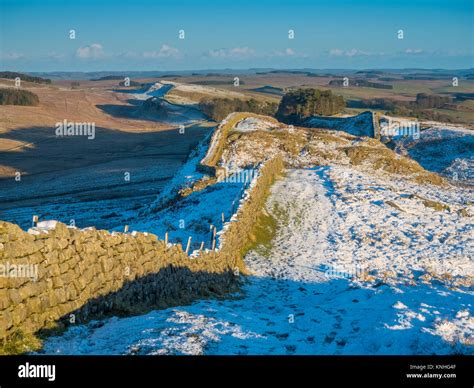 Hadrian's Wall, also called the Roman Wall, Picts' Wall, or Vallum ...