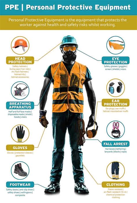 Diagram of PERSONAL PROTECTIVE EQUIPMENT (PPE) | Quizlet