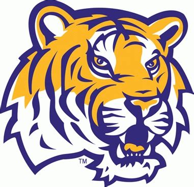 LSU Tigers Logo - Tiger head in purple and gold (SportsLogos.Net) | Lsu ...