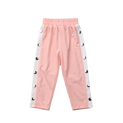 Kids Baby Girls Clothes Pants Toddler Kid Cotton Pants Joggers Mid ...