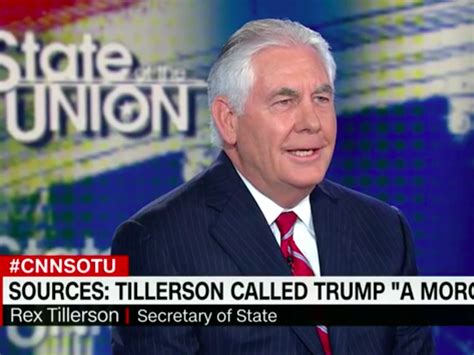 Tapper presses Rex Tillerson to answer whether he called Trump a moron ...