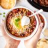 Venison Chili Crock Pot Recipe | Slow Cooker Deer Chili - Miss Allie's Kitchen