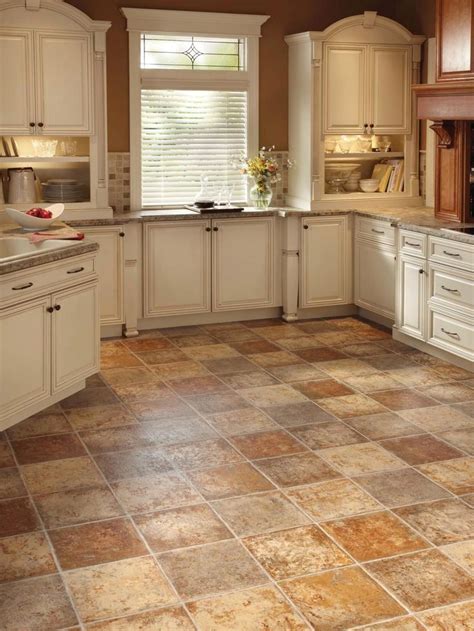 Pin by RedRobin on Interiors | Vinyl flooring kitchen, Kitchen tiles ...