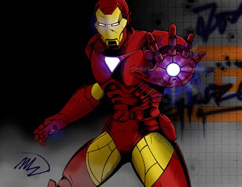 Iron Man Repulsor Blast by mtran264 on DeviantArt