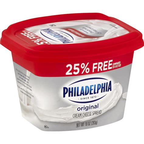 Philadelphia Cream Cheese Spread, Original | Cream Cheese | My Country ...