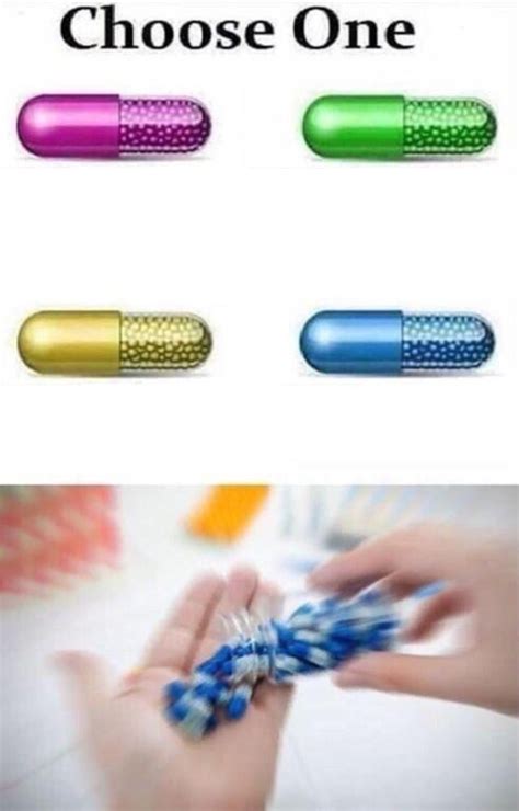 Choose a pill Meme Generator