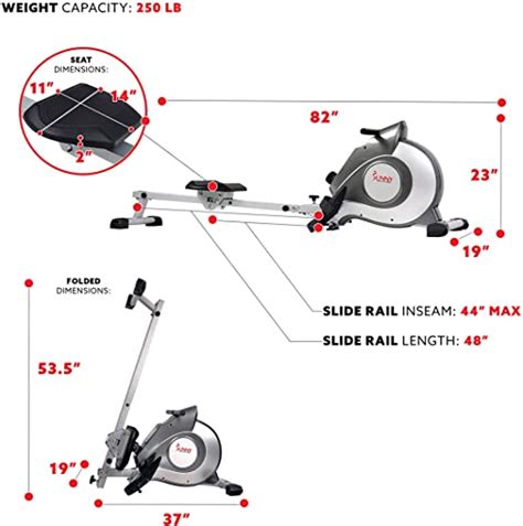 Sunny Health & Fitness Magnetic Rowing Machine – Home and Health Pro