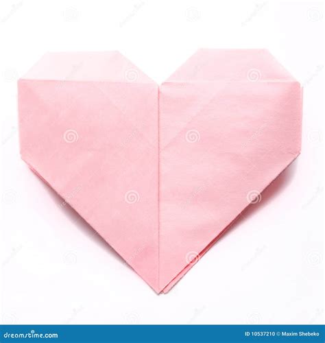 Paper heart stock photo. Image of valentine, macro, sign - 10537210