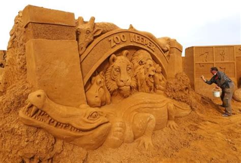 PHOTOS: Sand sculptures create a fantasy world of magic | Sand ...